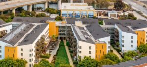 Crescent Cove aerial view