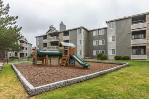 Outdoor Playground with slide