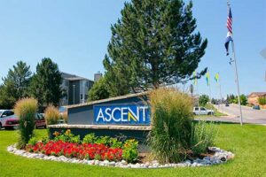 Ascent entrance sign