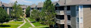 Ascent Building units, walkways, and landscaping
