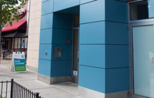 Exterior, Lincoln park plaza entrance.