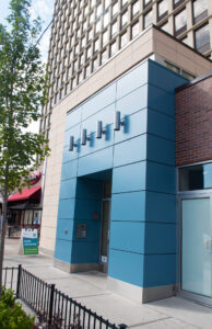 Exterior, Lincoln park plaza entrance.